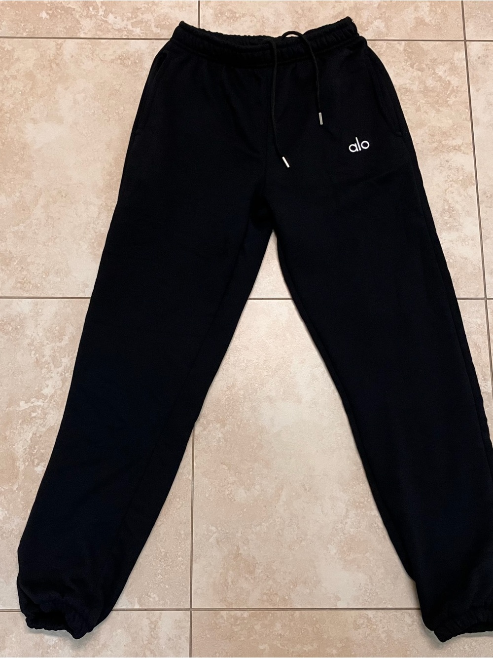 Alo Black Jogger Sweatpants- medium